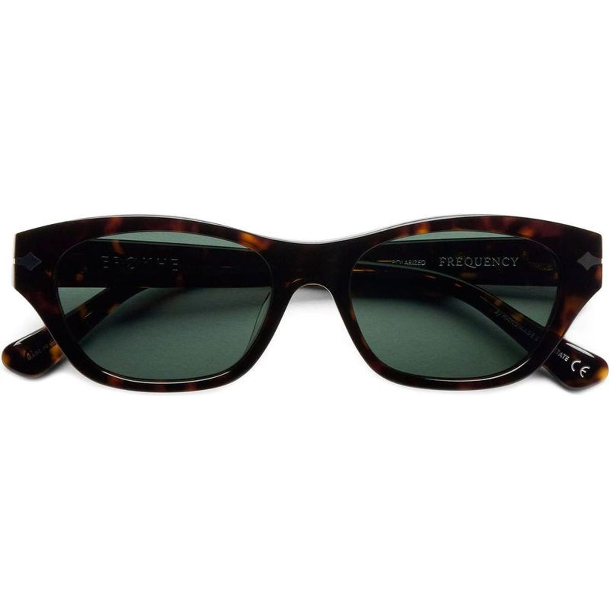 Frequency, Polished Tortoise/Green Polarised Lenses