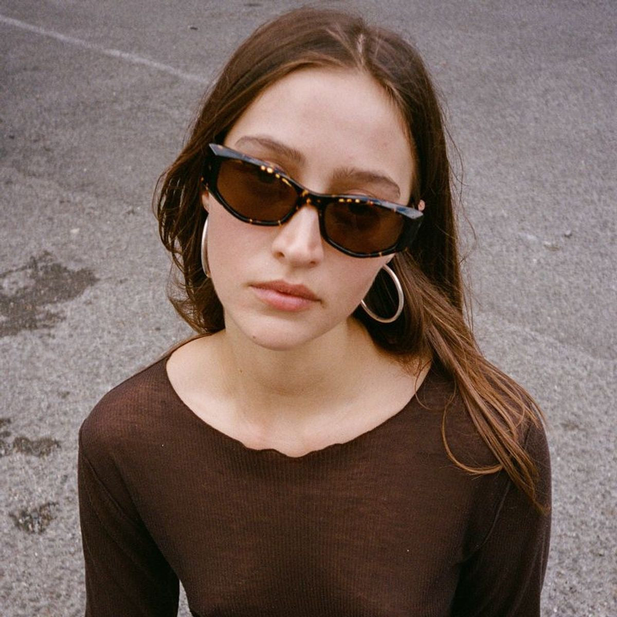 Guilty, Polished Crystal Dark Tortoise/Brown Polarised Lenses