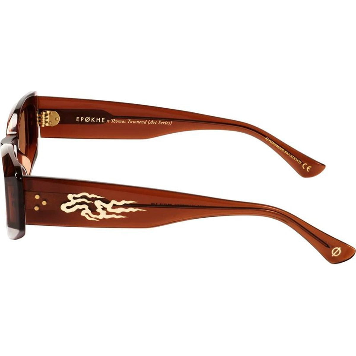 Shop Epokhe Sunglasses Guilty X Thomas Townend Maple/Brown – Just