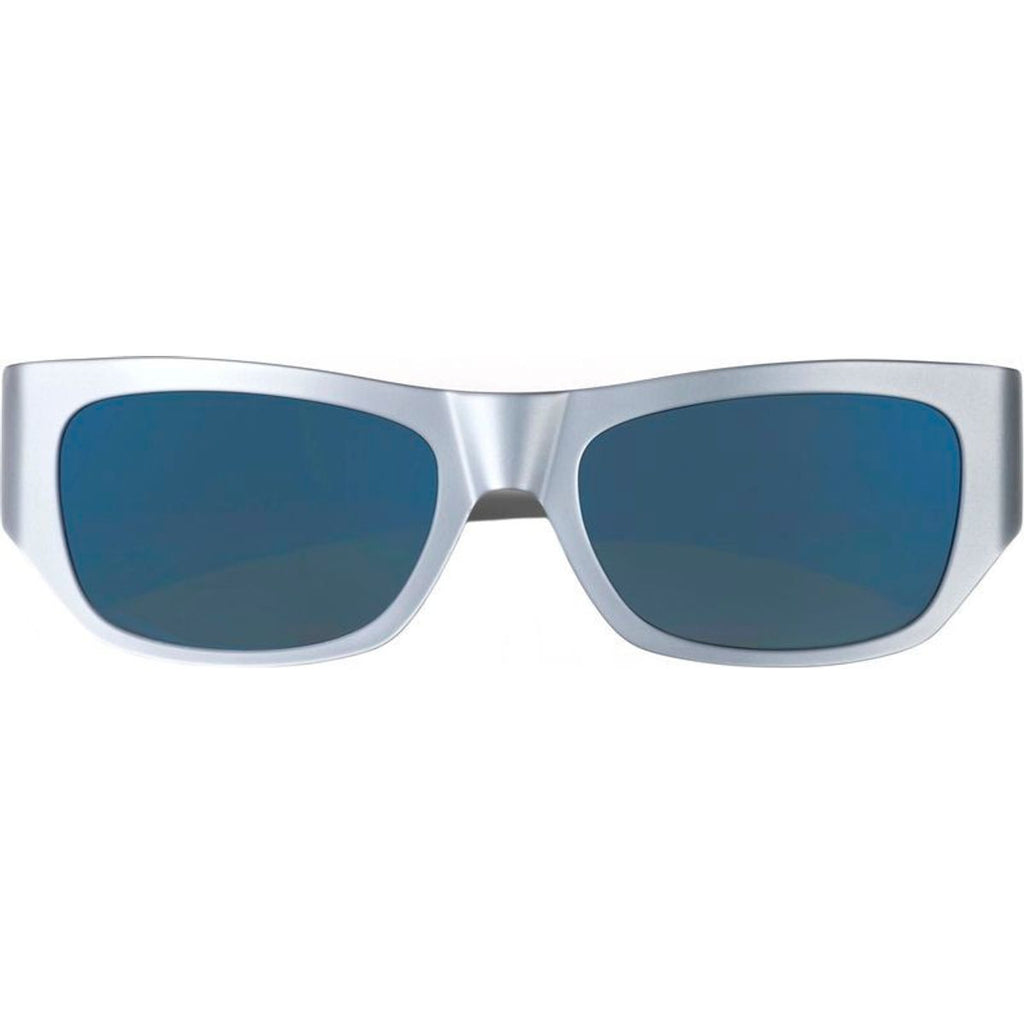 Memphis, Memphis x Occy Polished Silver/Blue Mirror Polarised Lenses