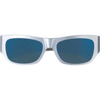 Memphis, Memphis x Occy Polished Silver/Blue Mirror Polarised Lenses