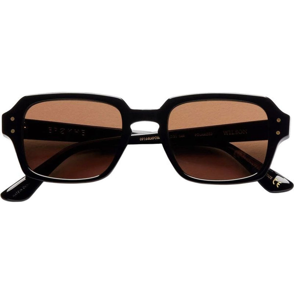 Wilson, Polished Black/Bronze Polarised Lenses