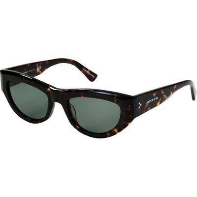 Epokhe Memory Polished Dark Tortoise Green Polarised Angle