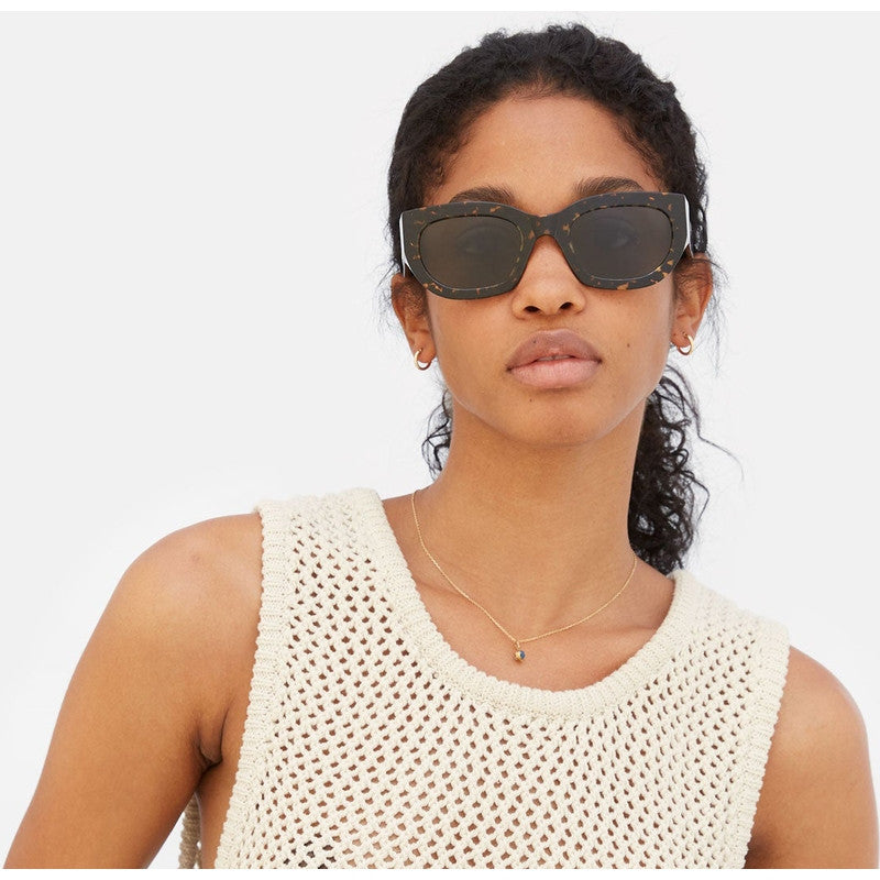 Alva, Spotted Havana/Black Lenses