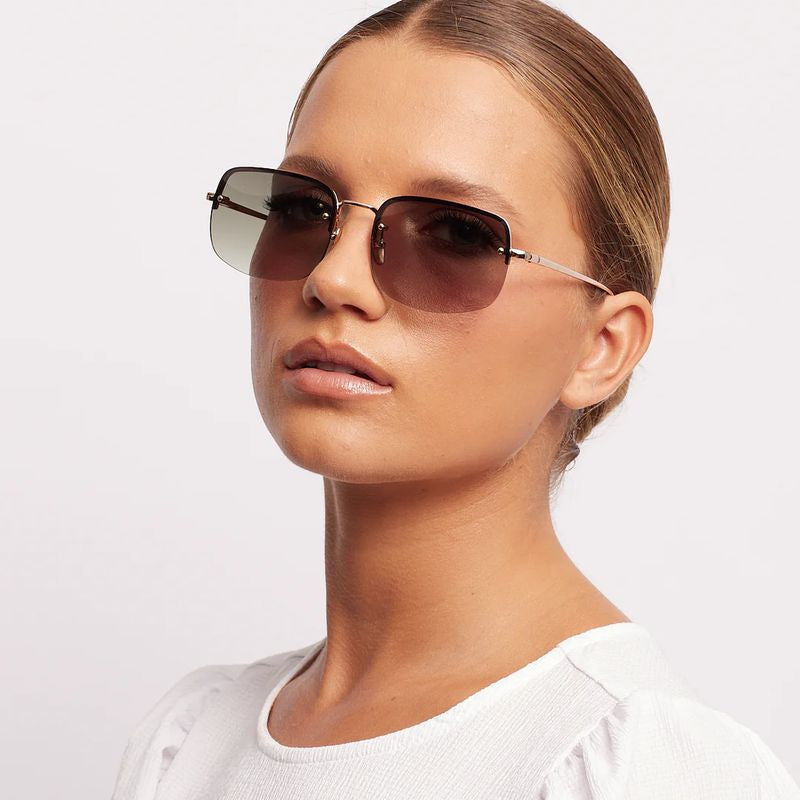 Faster Love, Gold/Green Gradient Lenses
