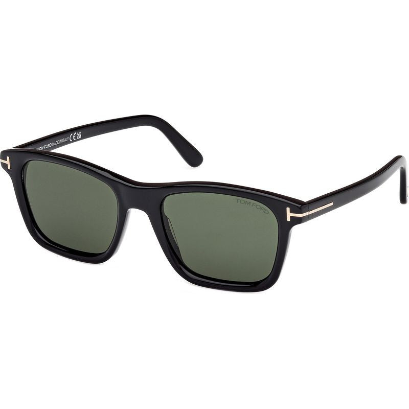 Barron FT1179, Shiny Black/Green Lenses