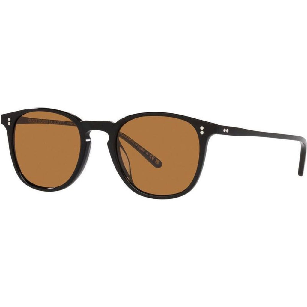 Finley 1993 Sun OV5491SU, Black/Cognac Glass Lenses 50 Eye Size