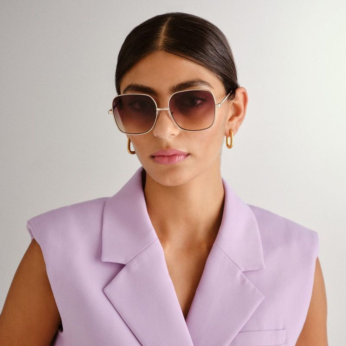 Brianna, Gold/Khaki Gradient Lenses