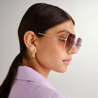 Brianna, Gold/Khaki Gradient Lenses