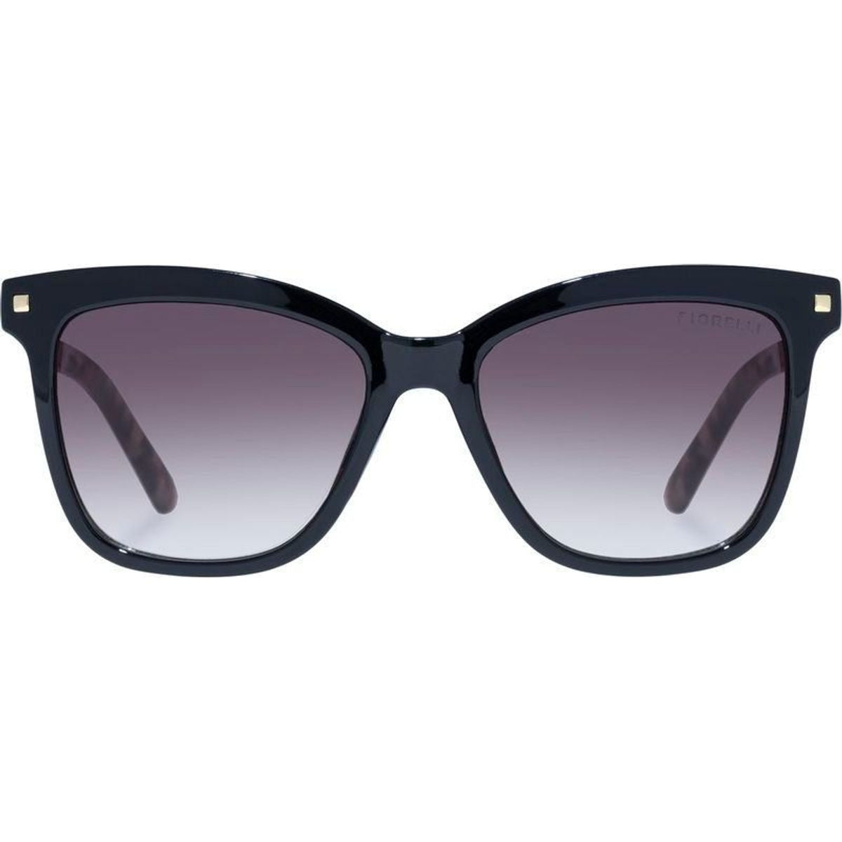 Bridget, Black and Brown Marble/Warm Smoke Gradient Lenses