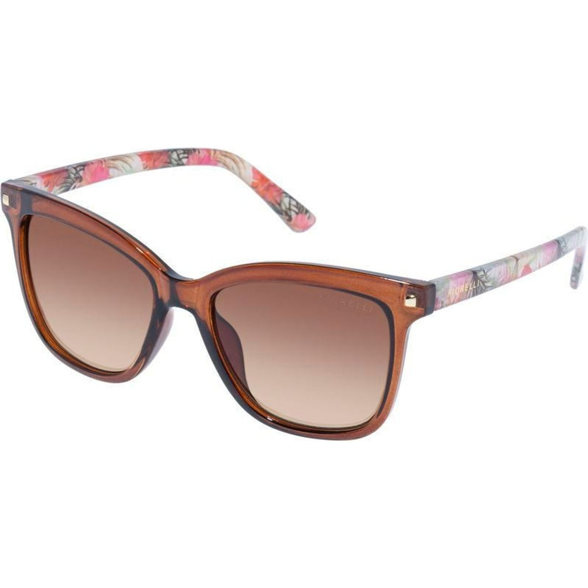 Bridget, Floral Toffee/Brown Gradient Lenses