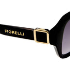 Brunella, Black and Tort/Warm Smoke Gradient Lenses