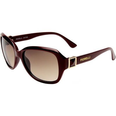 Brunella, Burgundy/Dark Brown Gradient Lenses