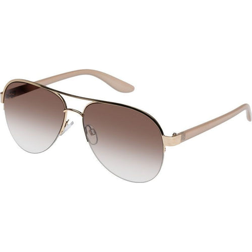 Corinne II, Gold/Brown Gradient Flash Mirror Lenses