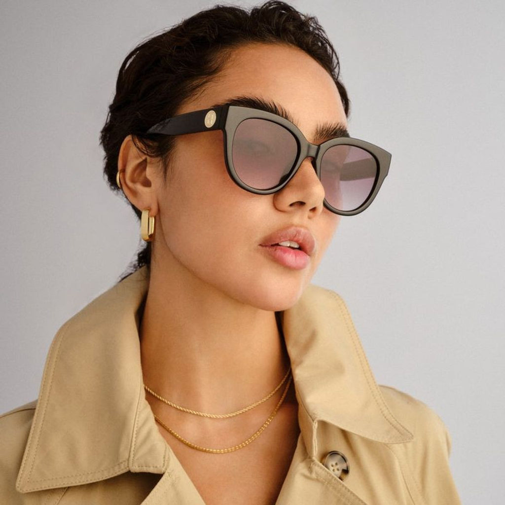 Frances, Black/Smoke Gradient Lenses
