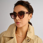 Frances, Tortoise Gradient/Brown Gradient Lenses