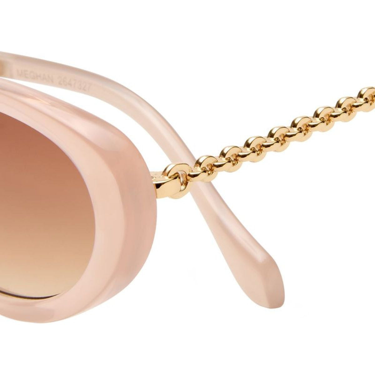 Meghan, Crystal Rose/Brown Gradient Lenses