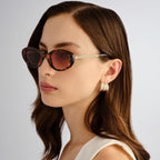 Meghan, Dark Tort/Brown Gradient Lenses