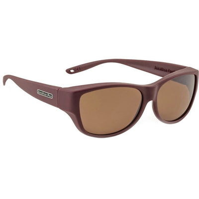 Trimline Voyager, Satin Merlot/Amber Polarised Lenses