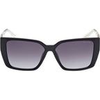 7818, Shiny Black/Smoke Gradient Lenses