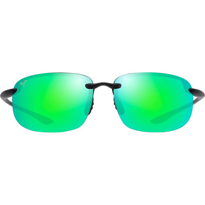 Ho'okipa XL, Translucent Matte Grey/Maui Green Polarised Lenses