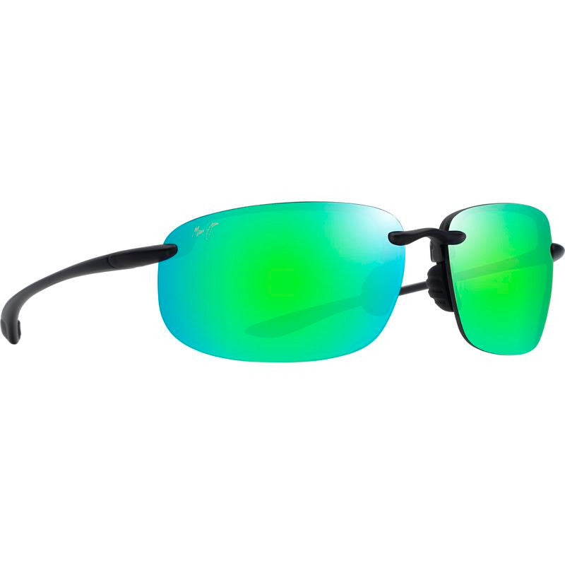 Ho'okipa XL, Translucent Matte Grey/Maui Green Polarised Lenses