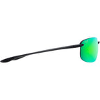 Ho'okipa XL, Translucent Matte Grey/Maui Green Polarised Lenses