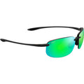 Ho'okipa XL, Translucent Matte Grey/Maui Green Polarised Lenses