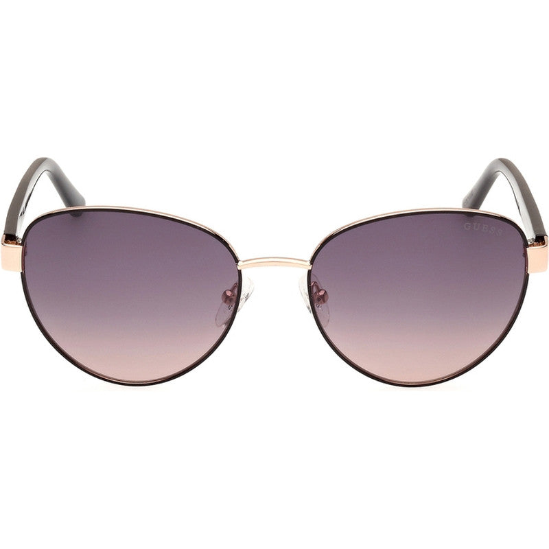 GU00101, Shiny Black/Smoke Gradient Lenses