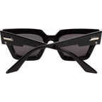 Ghost, Gloss Black with Silver Metal Trim/Black Lenses
