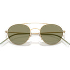 AR6169, Matte Pale Gold/Green Lenses