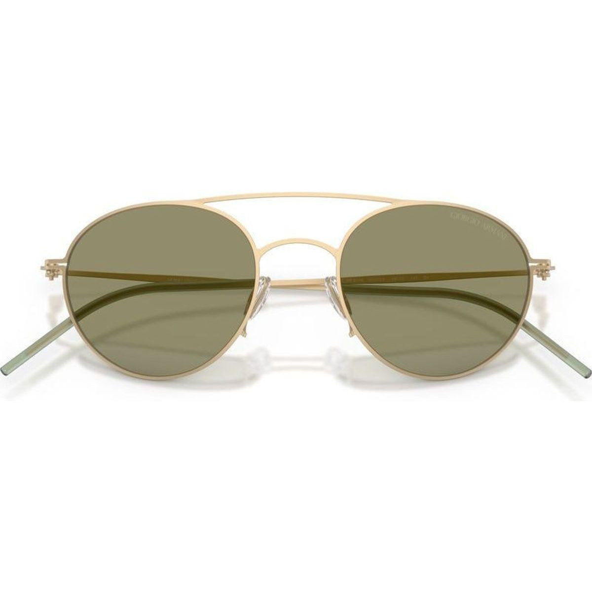 AR6169, Matte Pale Gold/Green Lenses