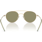 AR6169, Matte Pale Gold/Green Lenses