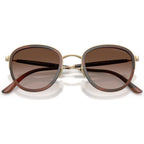 AR6176, Matte Pale Gold/Brown Gradient Lenses