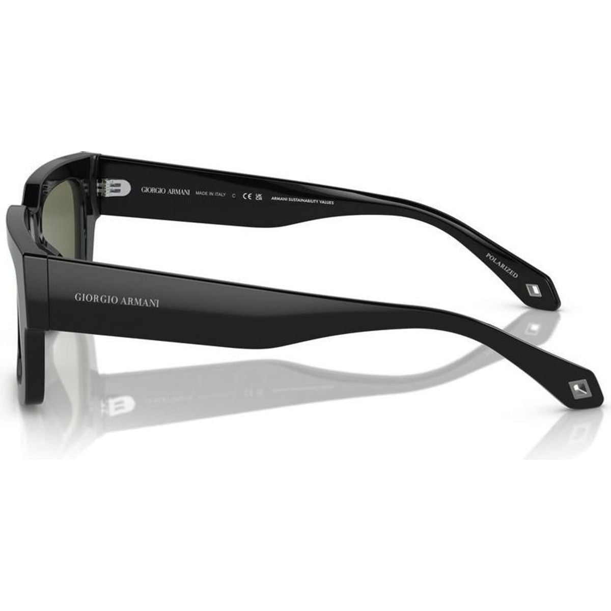 AR8184U, Black/Green Polarised Glass Lenses