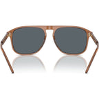 AR8212, Transparent Brown/Blue Glass Lenses