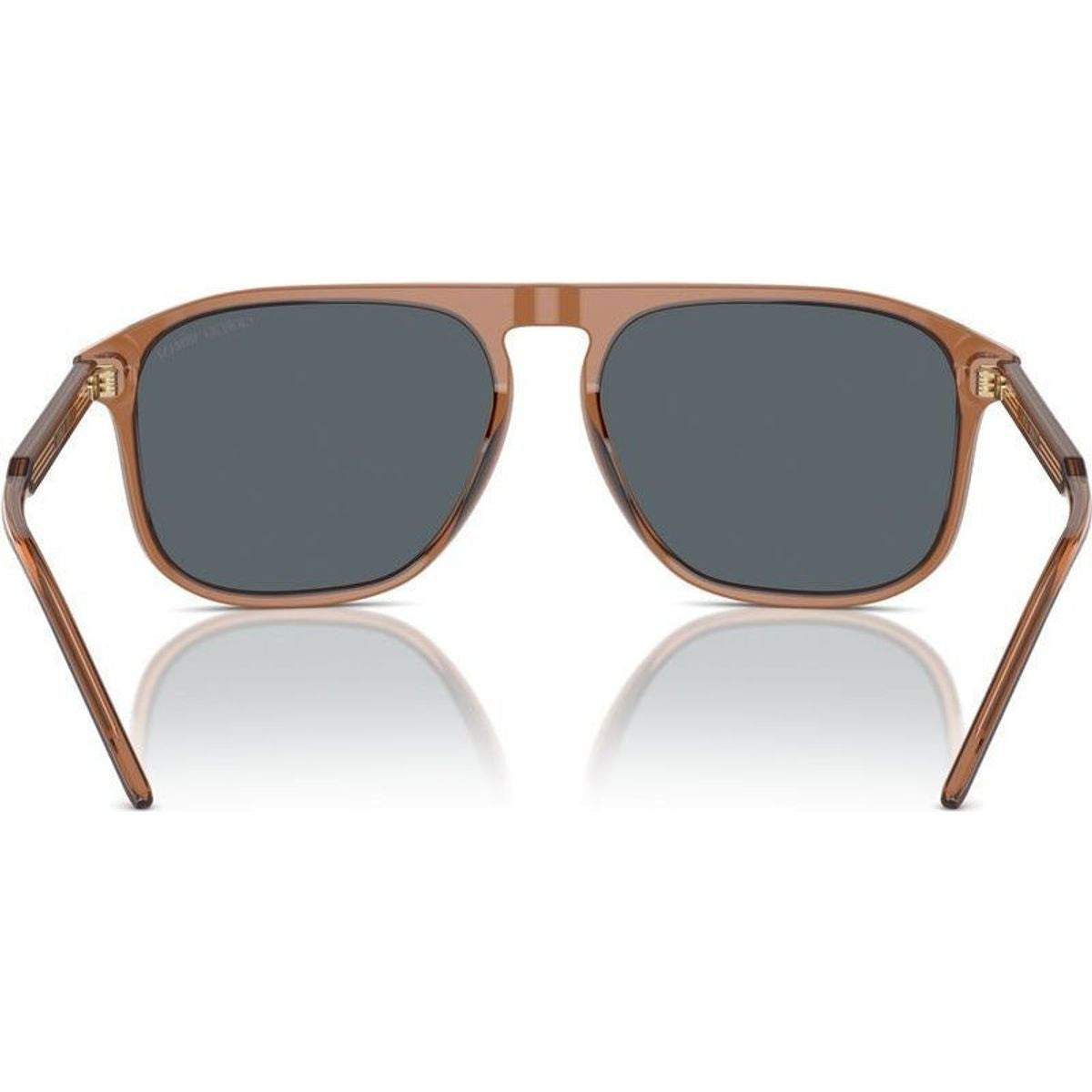 AR8212, Transparent Brown/Blue Glass Lenses