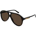 GG1286S, Black/Brown Lenses