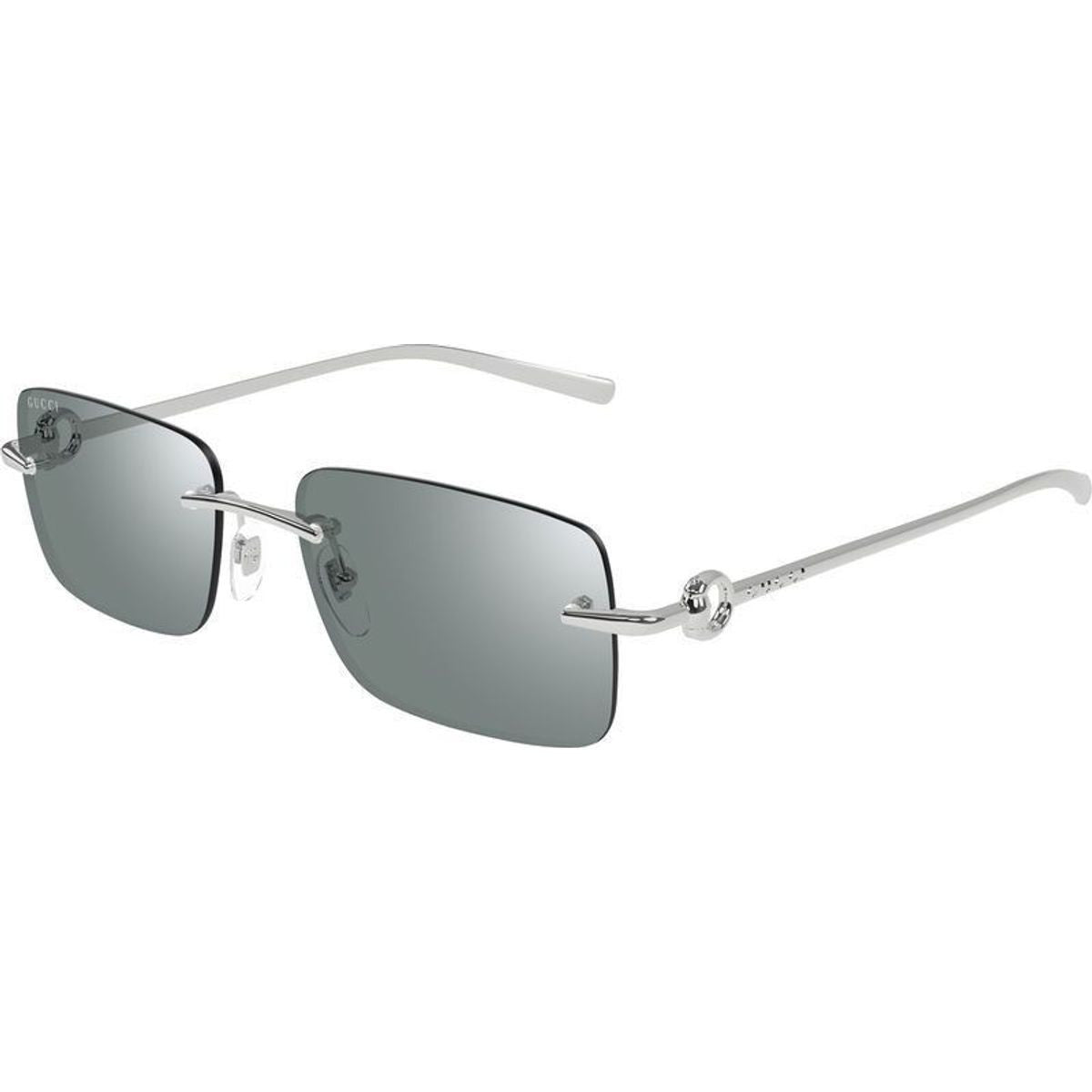 GG1703S, Silver/Green Lenses