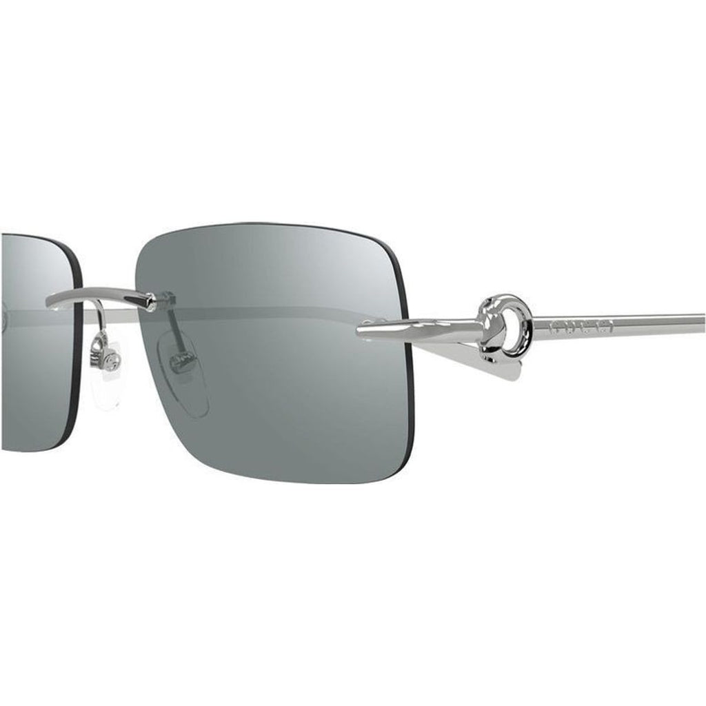 GG1703S, Silver/Green Lenses