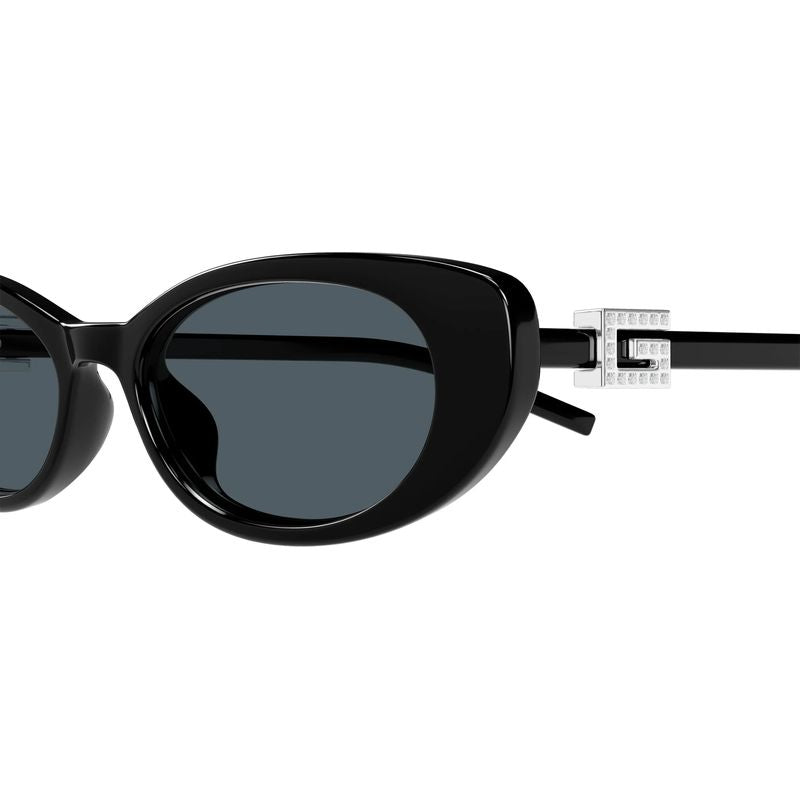 Gucci GG1680S Black Dark Grey Temple Logo