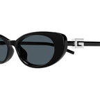 Gucci GG1680S Black Dark Grey Temple Logo