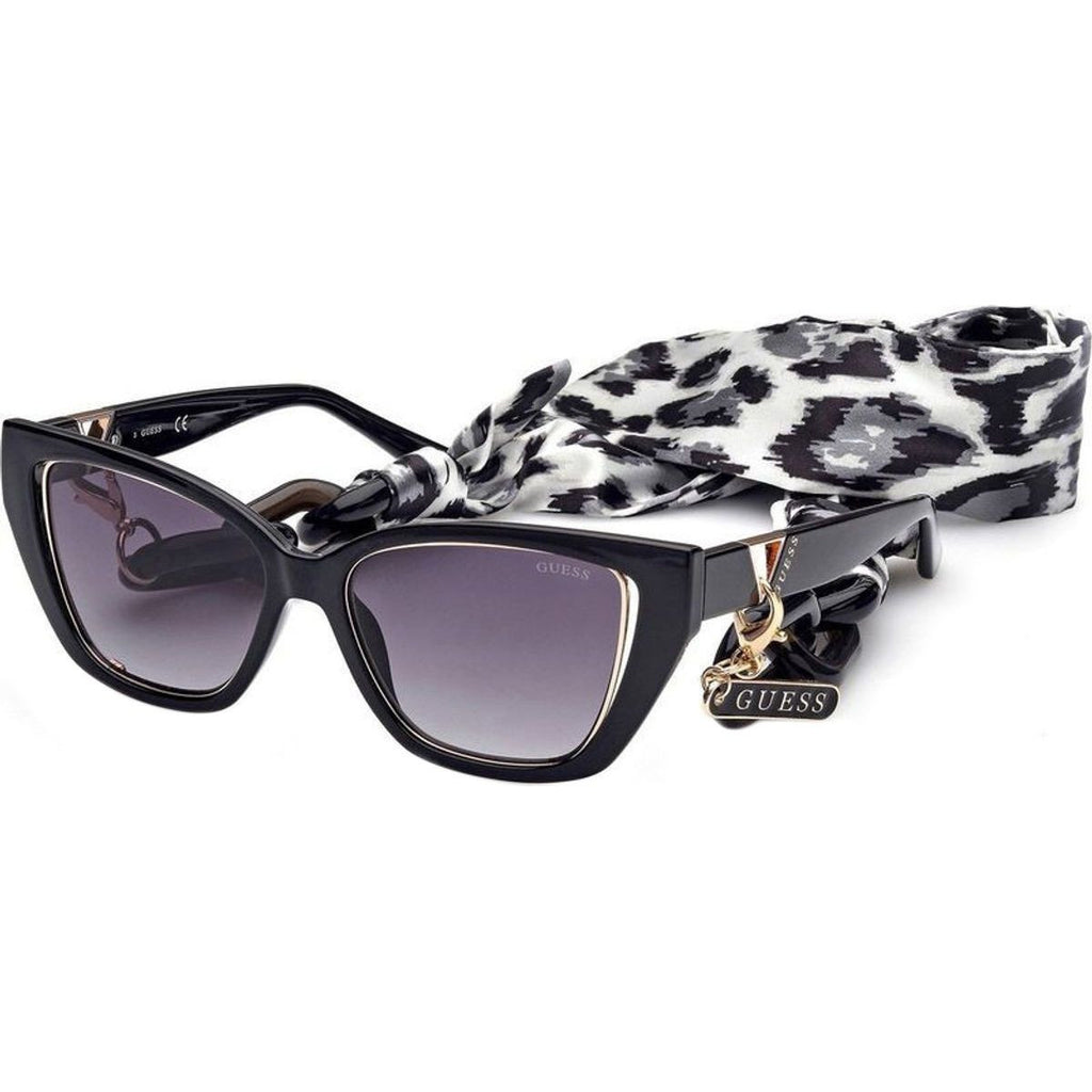 7816, Shiny Black/Smoke Gradient Lenses