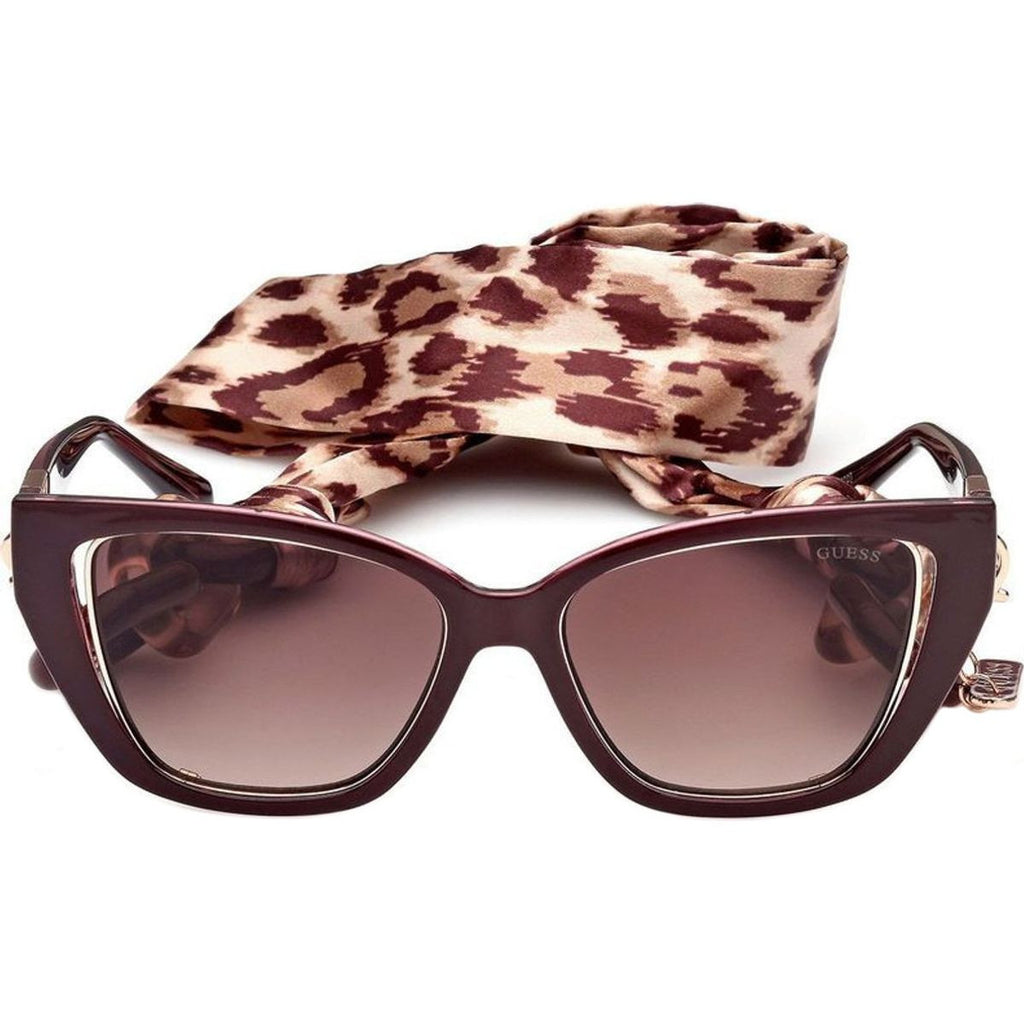 7816, Shiny Bordeaux/Brown Gradient Lenses