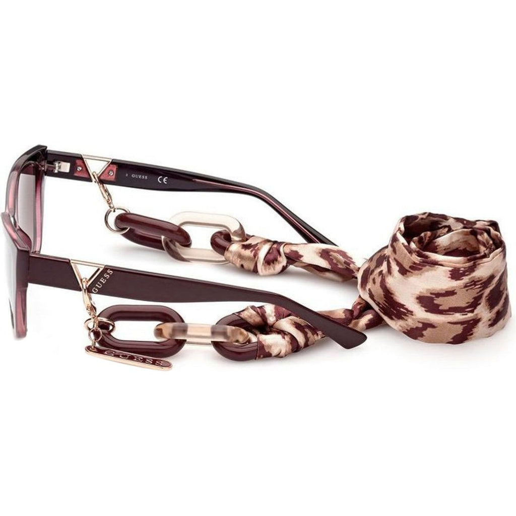 7816, Shiny Bordeaux/Brown Gradient Lenses
