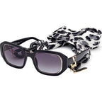 7817, Shiny Black/Smoke Gradient Lenses