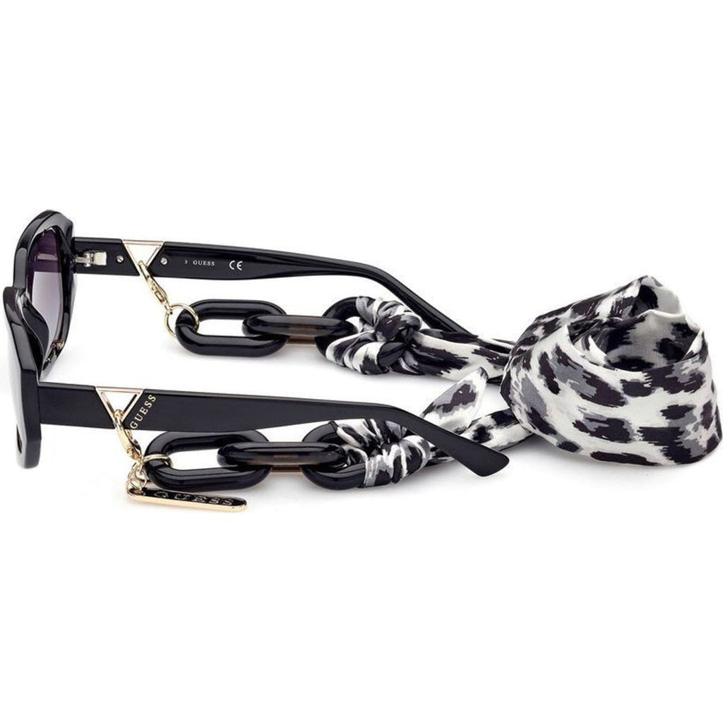 7817, Shiny Black/Smoke Gradient Lenses