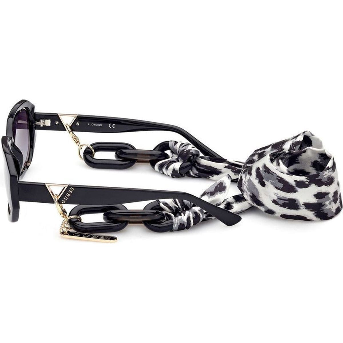 7817, Shiny Black/Smoke Gradient Lenses