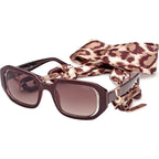 7817, Shiny Bordeaux/Brown Gradient Lenses
