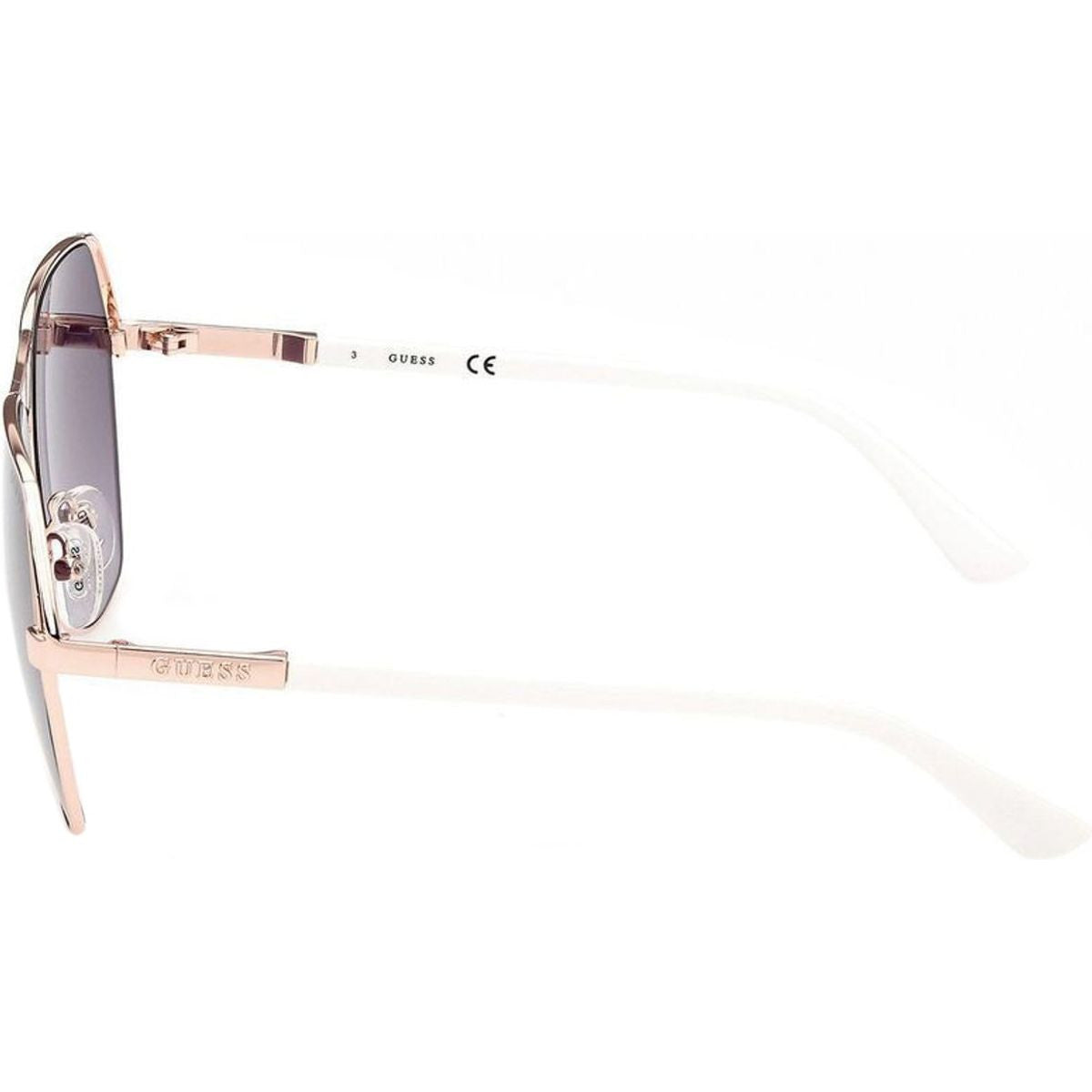 7825, Rose Gold/Green Smoke Lenses